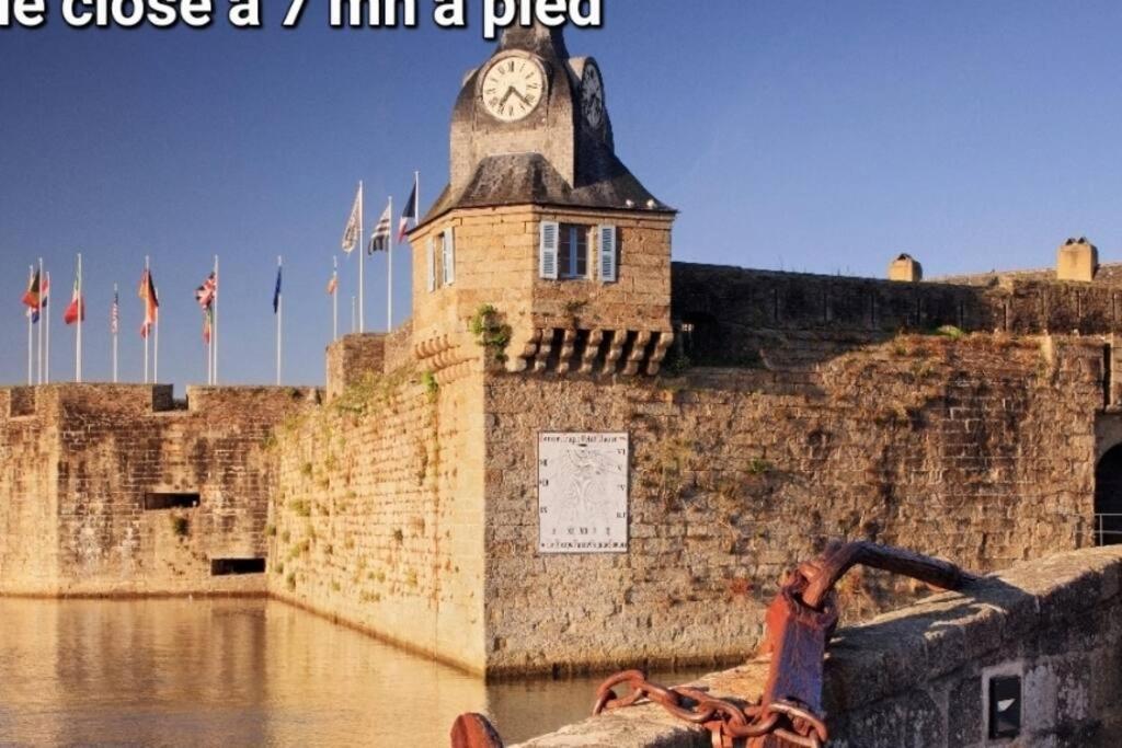 Apartamento Le Perchoir, Belle Vue Mer Concarneau Exterior foto